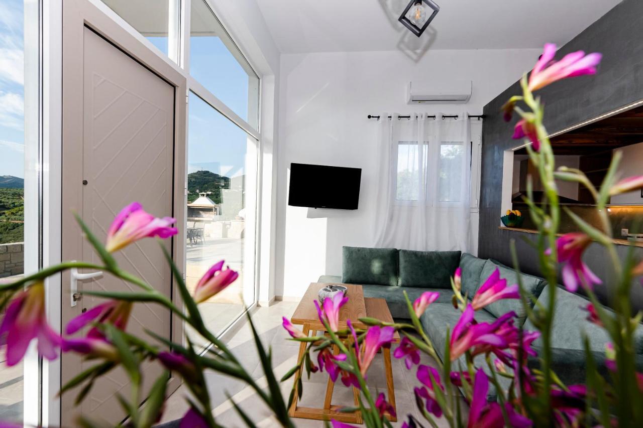 Rikanthos Stone Sea View Apartment Ι Falelianá Eksteriør bilde