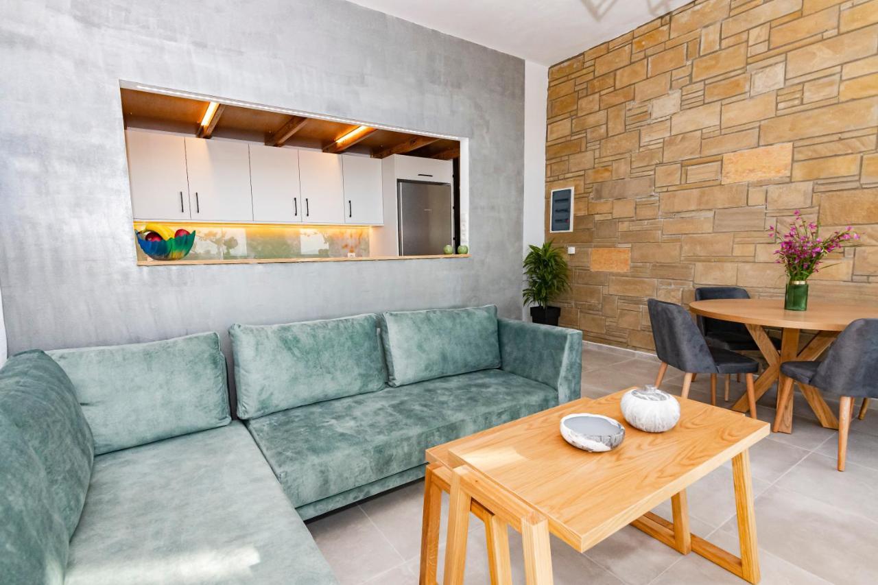 Rikanthos Stone Sea View Apartment Ι Falelianá Eksteriør bilde